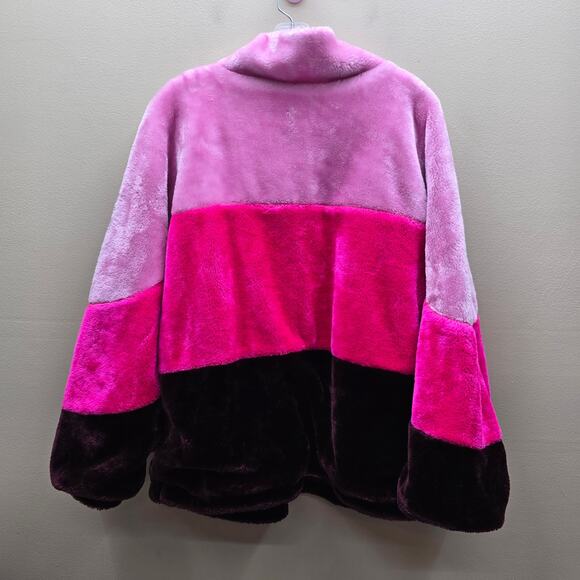 UGG Women's Pink and Purple Colorblock Jacket - Picture 6 of 7